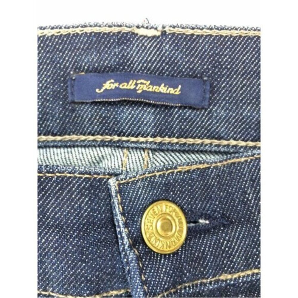 Vintage Y2K 7 For All Mankind Bootcut Low Rise Jeans 28 Streetwear Casual Denim - Picture 8 of 9